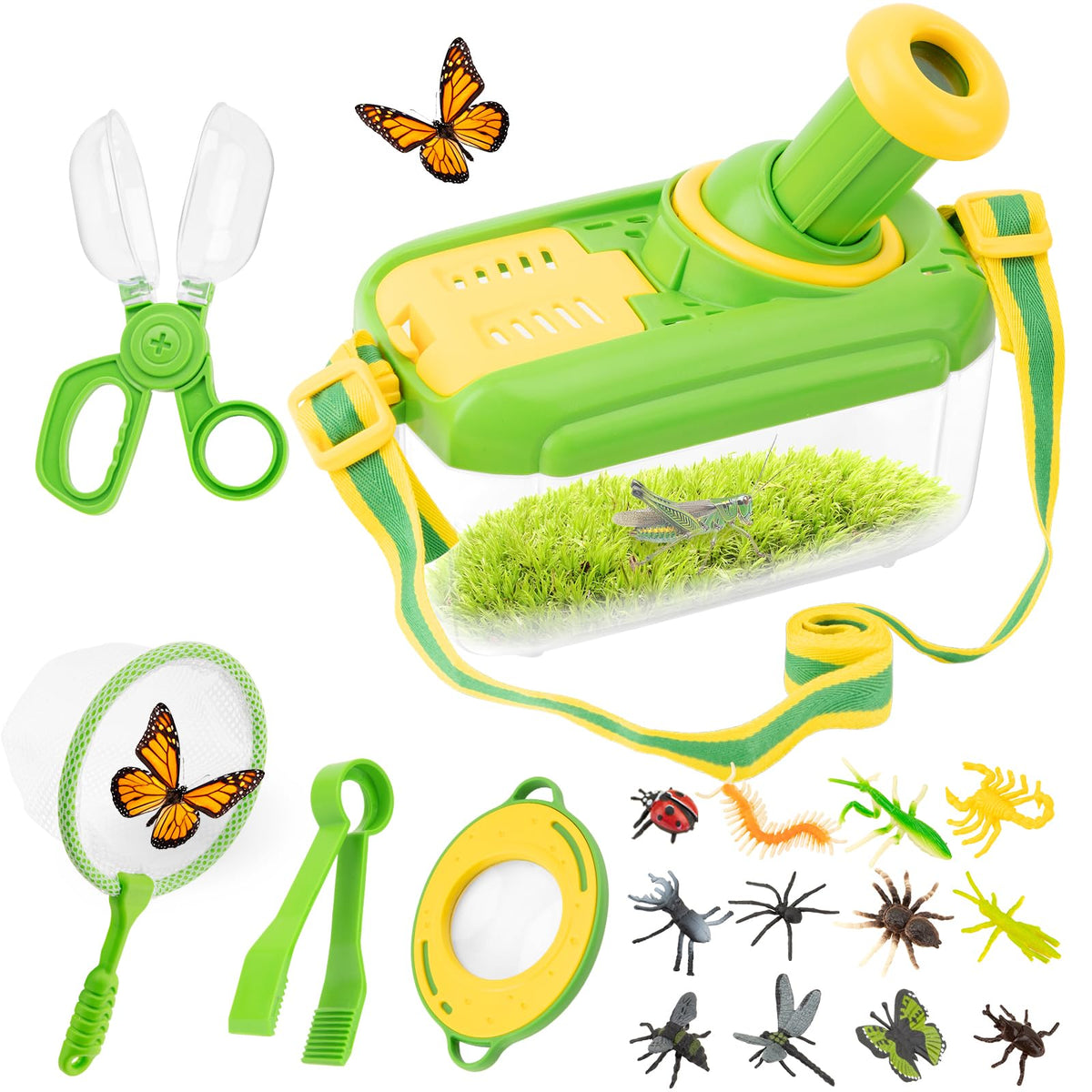 Funsland Bug Catcher Kit for Kids – 17-Piece Outdoor Explorer Set (Ages 3-8)