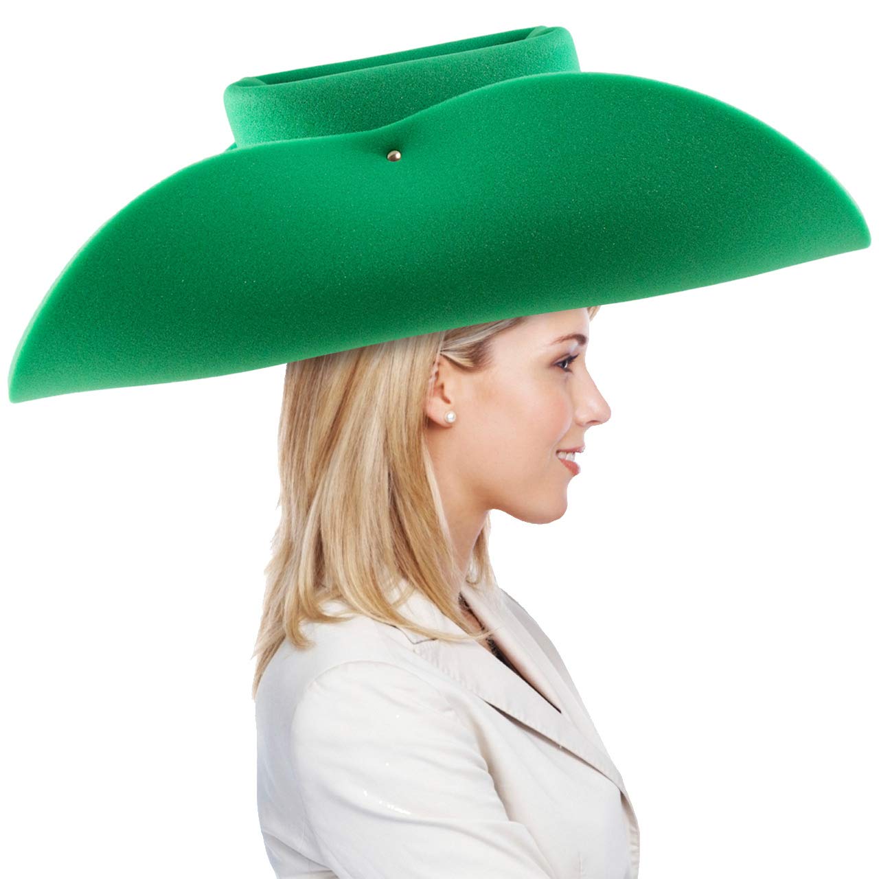 FUNSTITUTION Giant Red Foam Cowboy Hat – Oversized, One-Size-Fits-All for All Ages