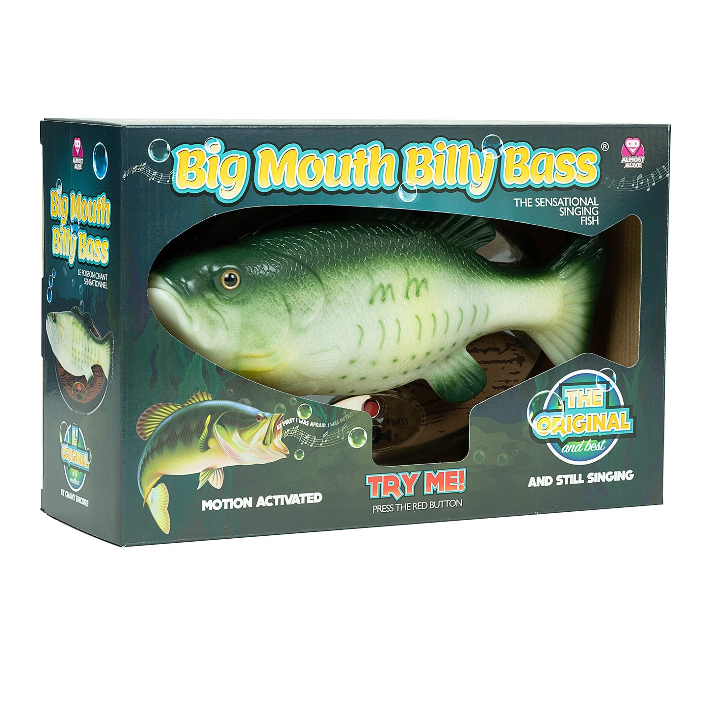 Funtime Gifts Gemmy Inflateables: Big Mouth Billy Bass 15th Anniversary Be Happy Decor