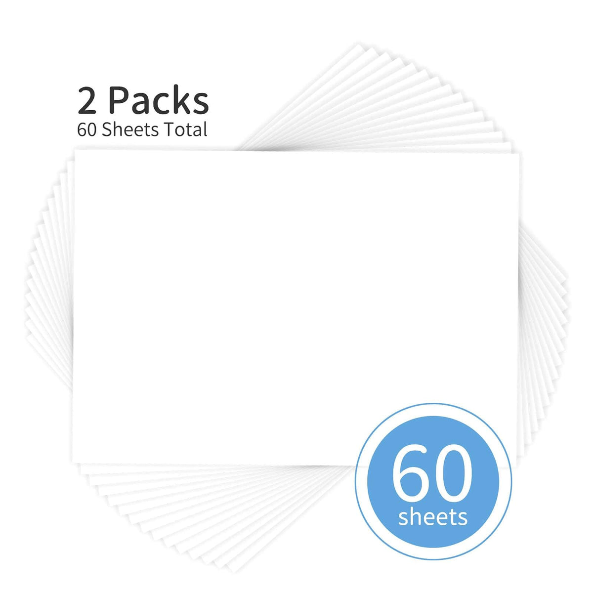 Funto Finger Paint Pad for Kids – 60 Sheets, 12x16 Inches, 2-Pack – Toddler Art Paper for Finger Painting & Drawing