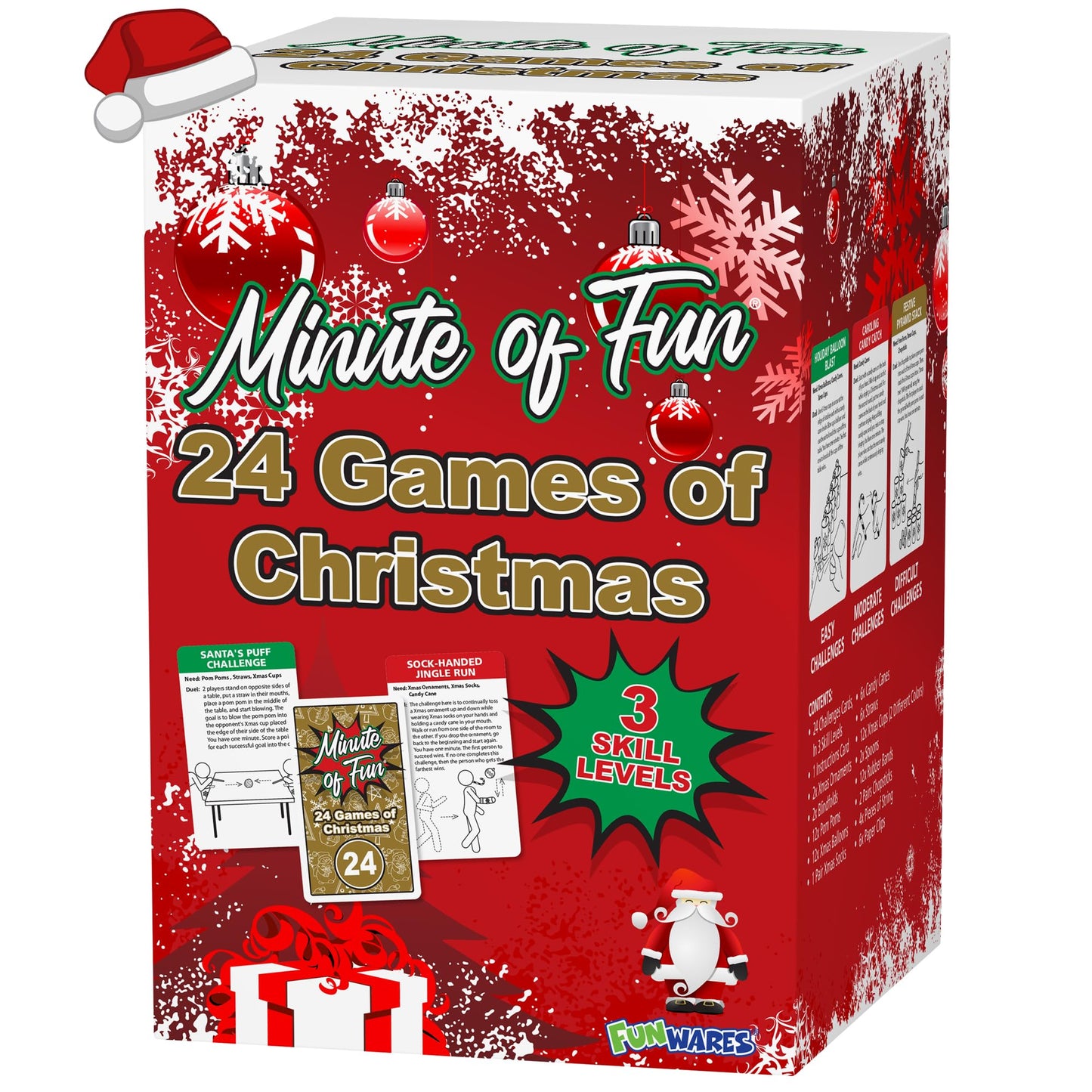 Funwares 24 Days of Christmas Games – Complete Advent Calendar for Families