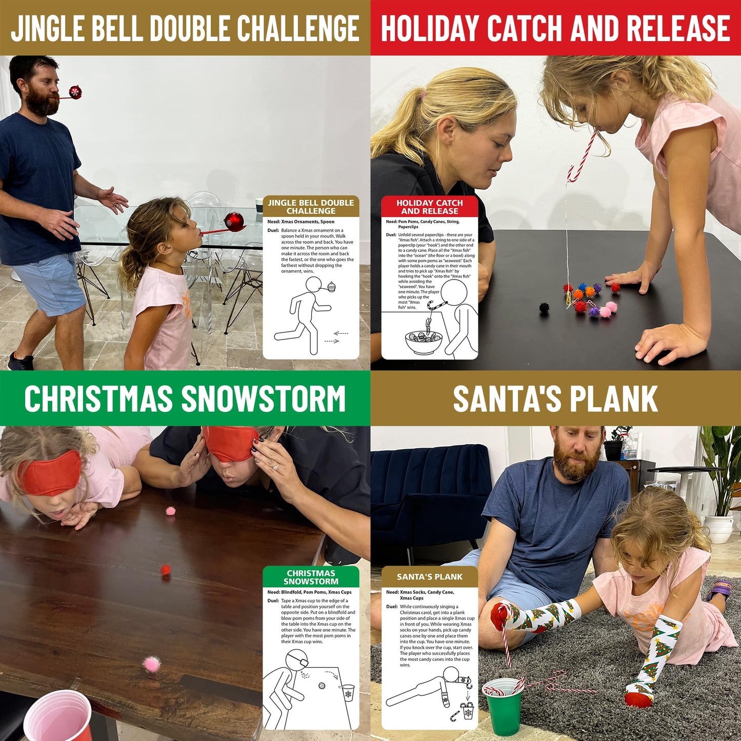 Funwares 24 Days of Christmas Games – Complete Advent Calendar for Families