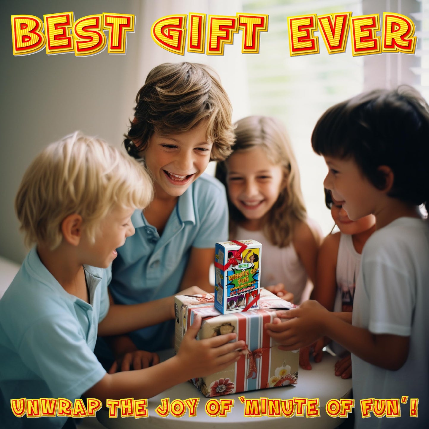 Funwares Home Edition – 218 Minute-to-Win-It Challenges for 2–12 Players