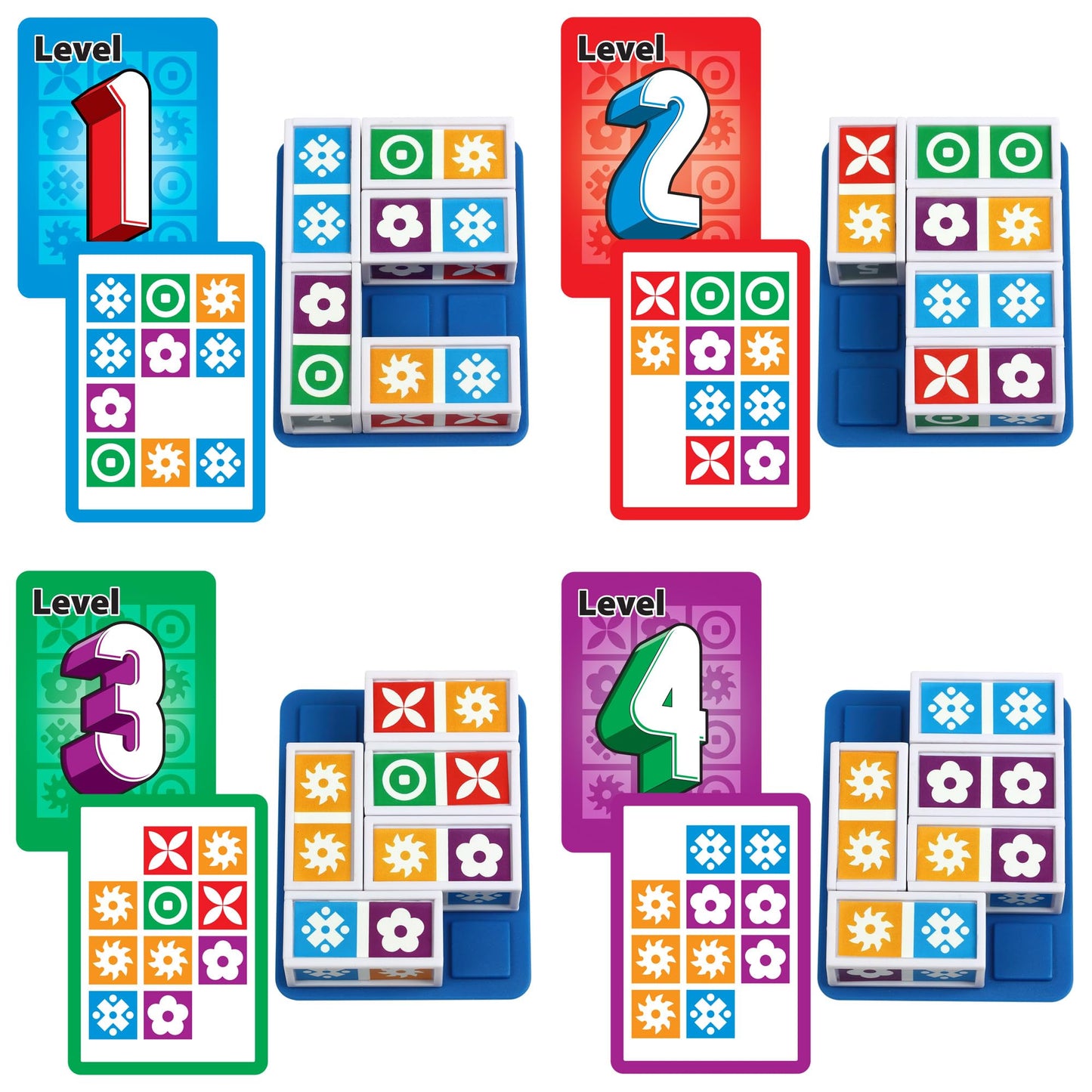 Funwares Match Frenzy: Portable Pattern Matching Puzzle Game for Travel & Family Play