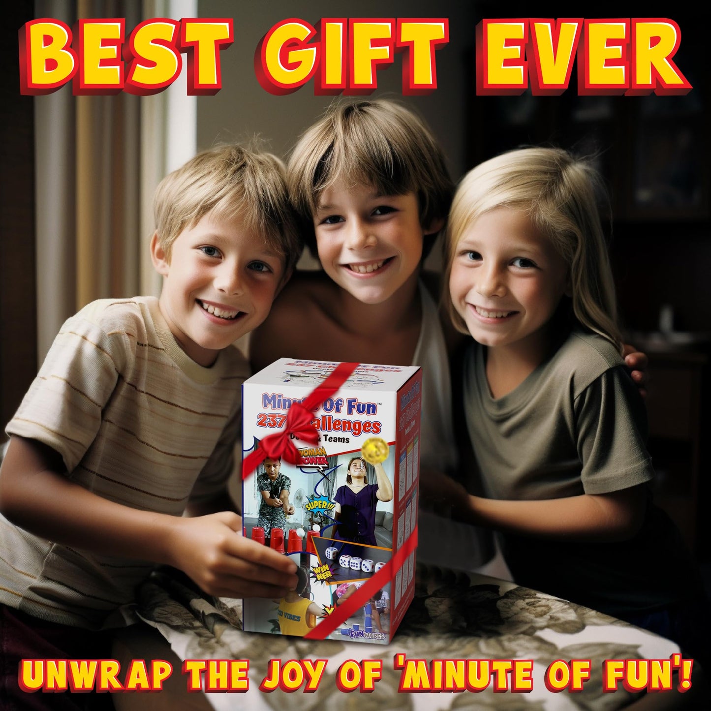 Funwares Original 237 Minute of Fun Games – Family & Travel Pack (2-12 Players)