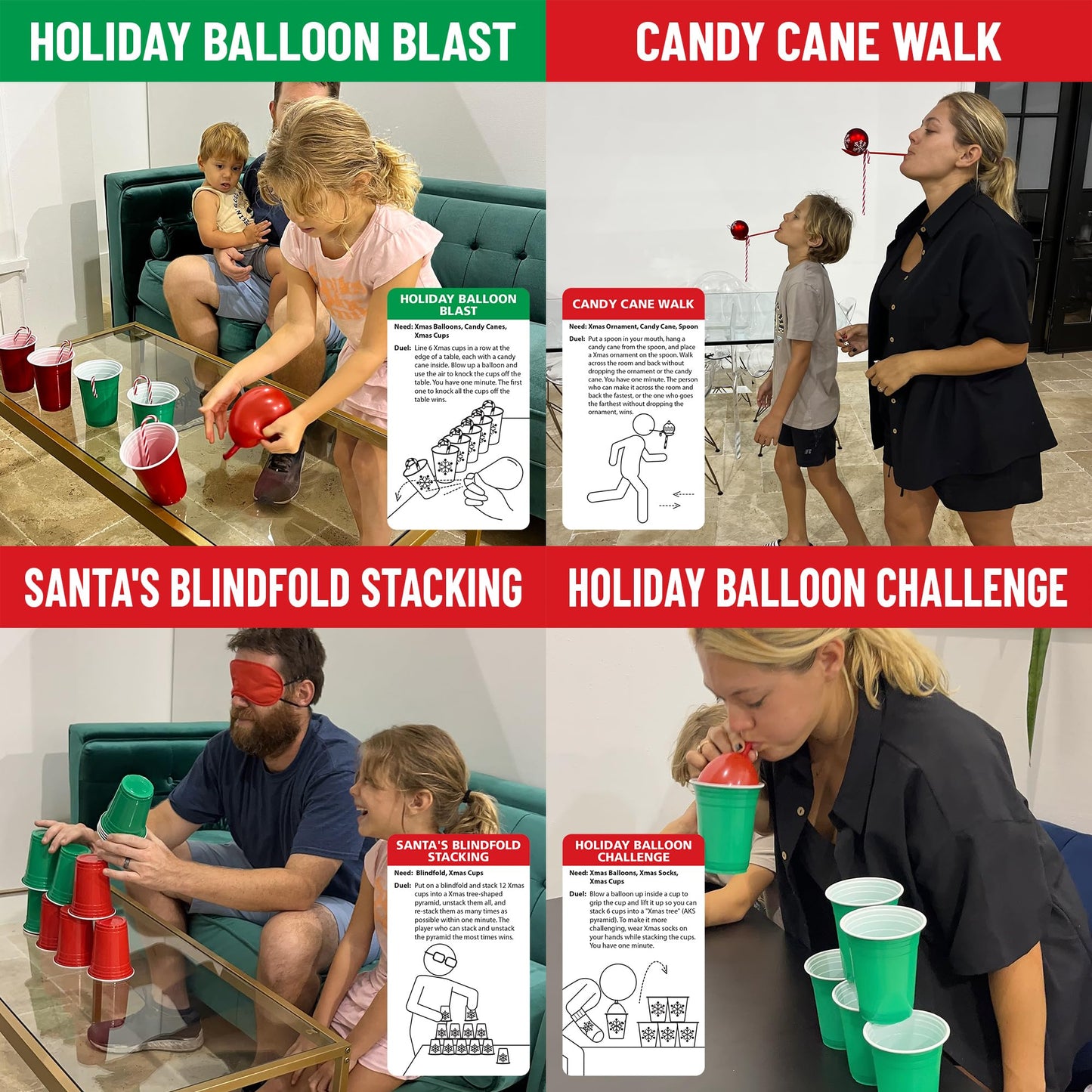 Funwares 24 Days of Christmas Games – Complete Advent Calendar for Families
