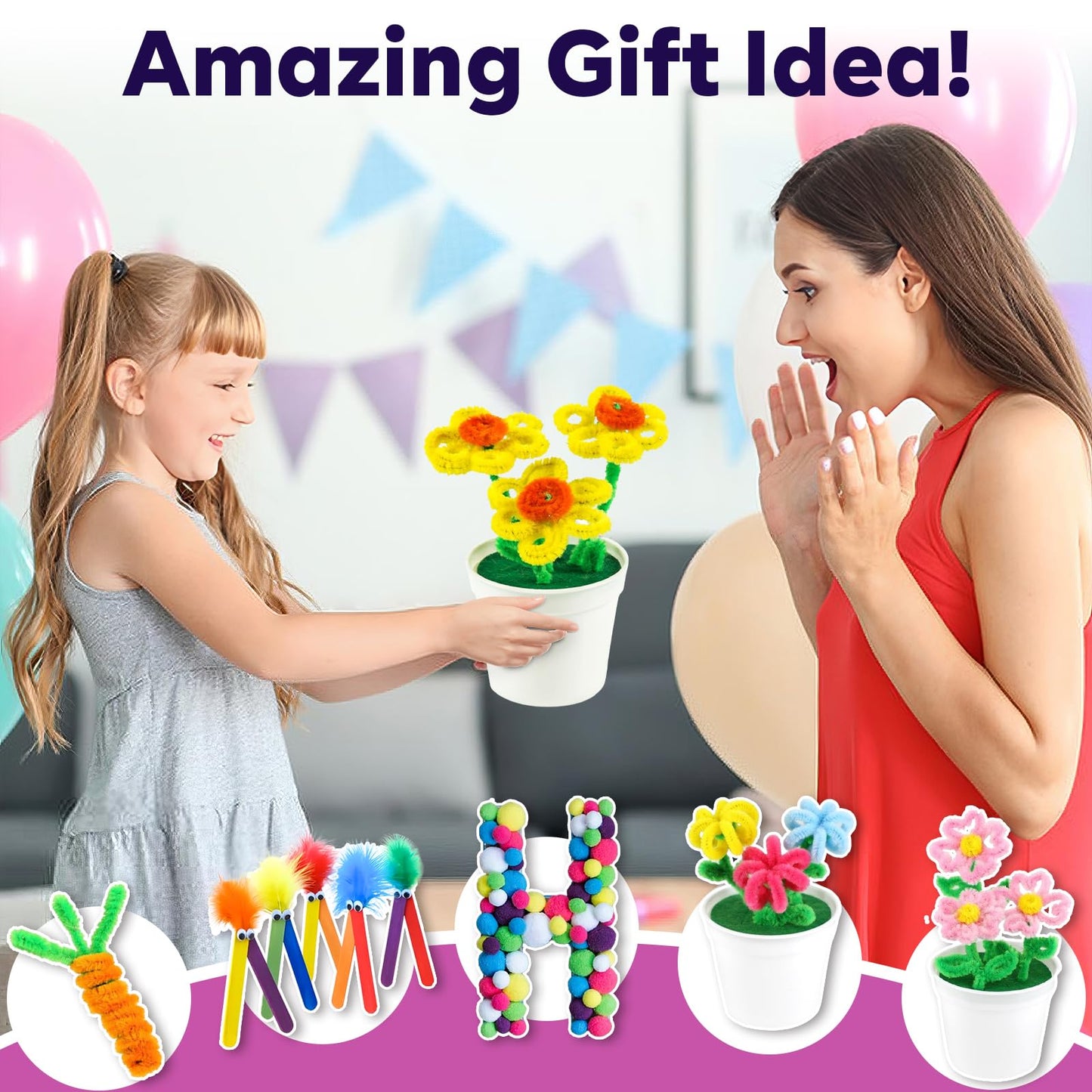 FUNZBO Kids Arts & Crafts Kit – Complete Craft Set