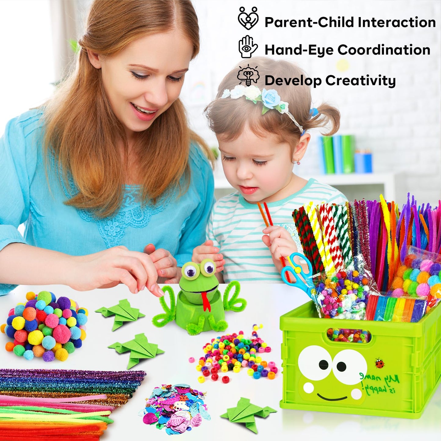 FUNZBO Kids Arts & Crafts Kit – Complete Craft Set