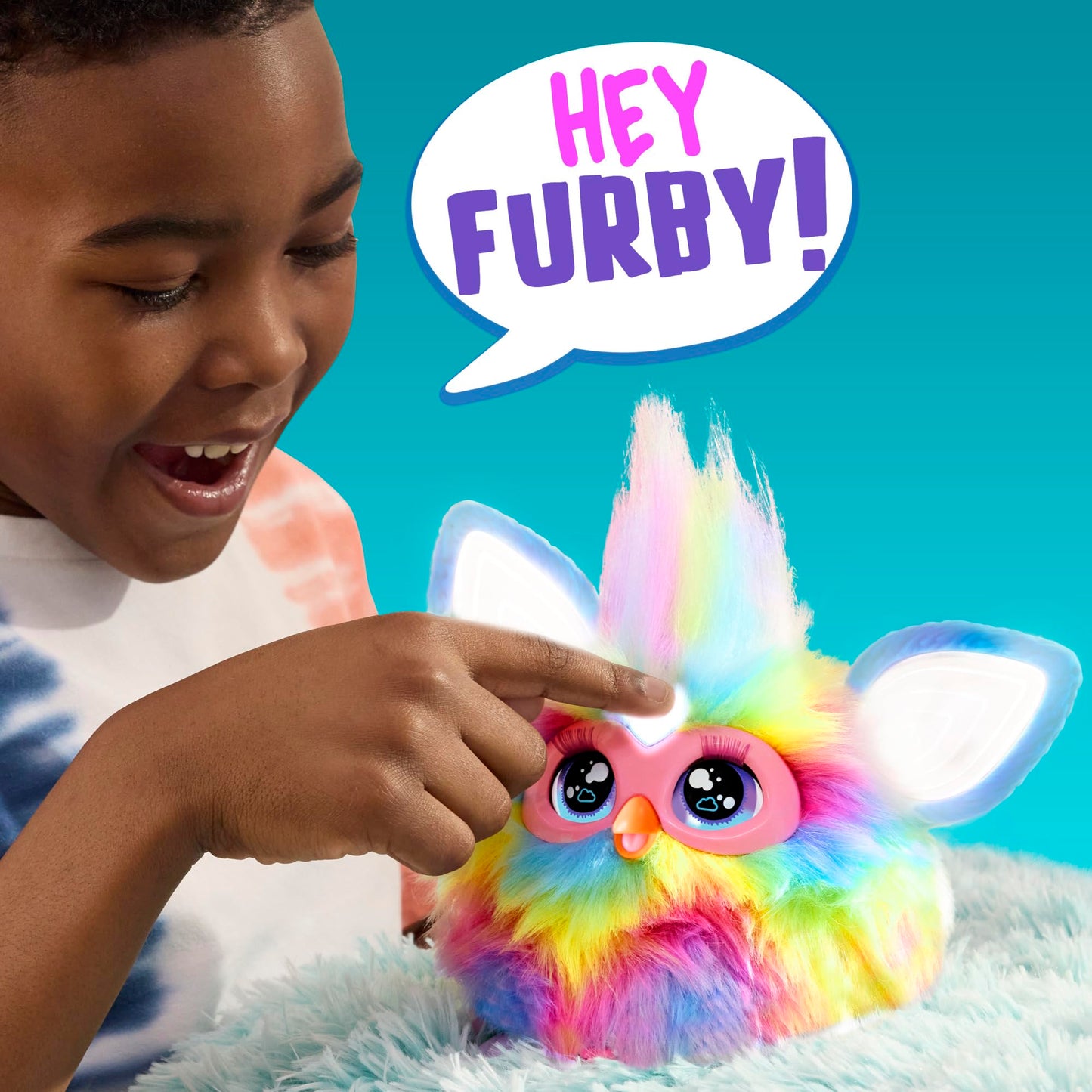 Furby Tie Dye: 15 Fashion Accessories — Interactive Plush with Voice Activated Modes