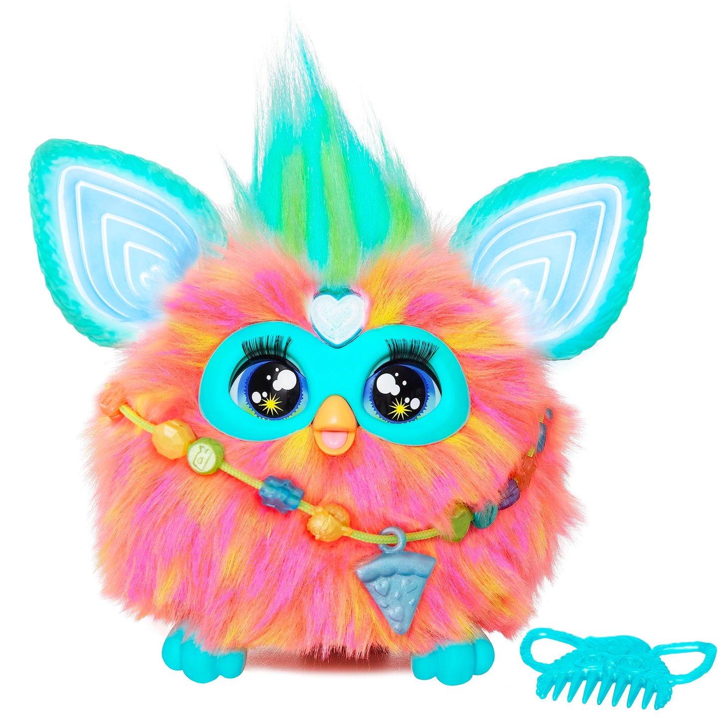 Furby Coral: Interactive Plush Toy with 15 Fashion Accessories & 600+ Responses