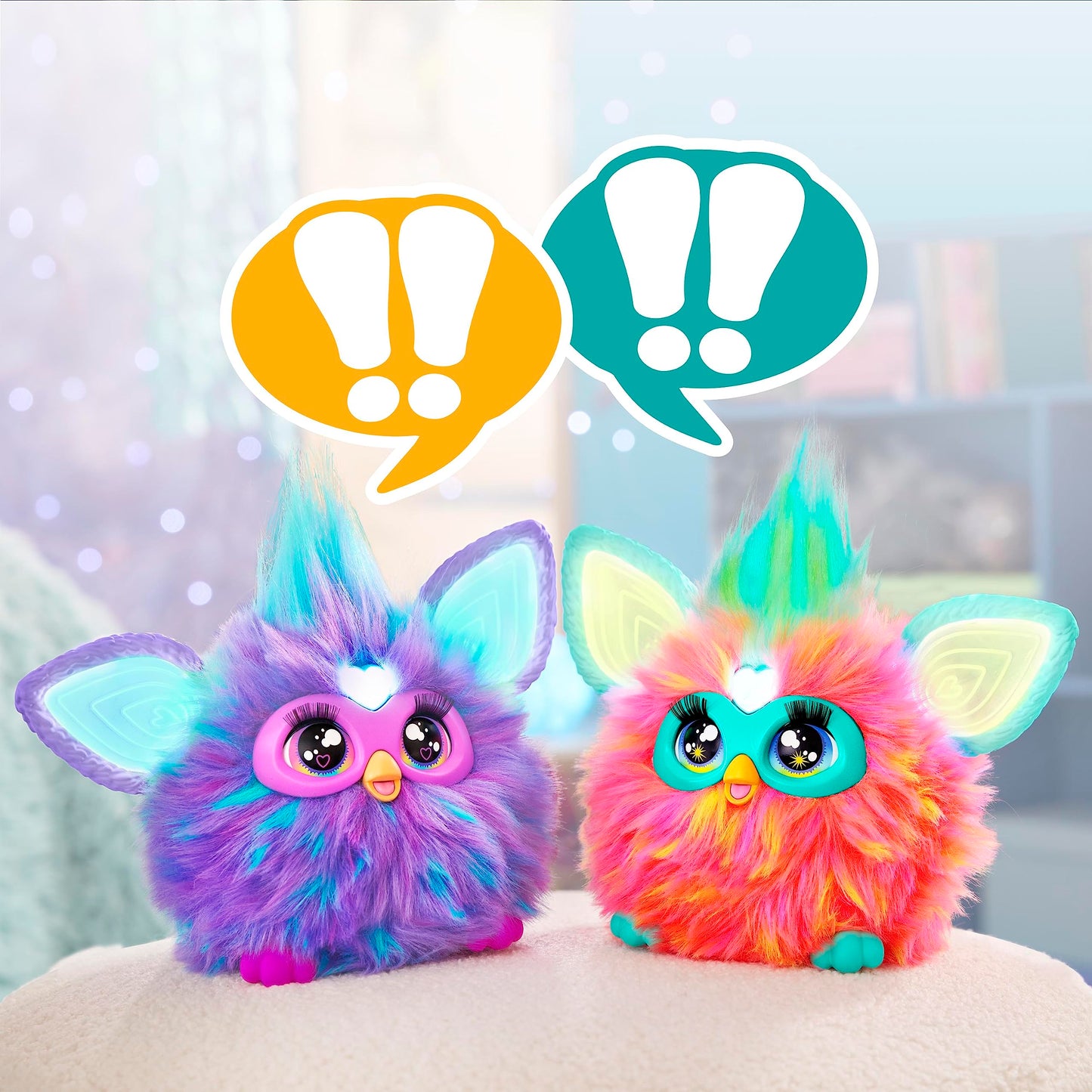 Furby Coral: Interactive Plush Toy with 15 Fashion Accessories & 600+ Responses