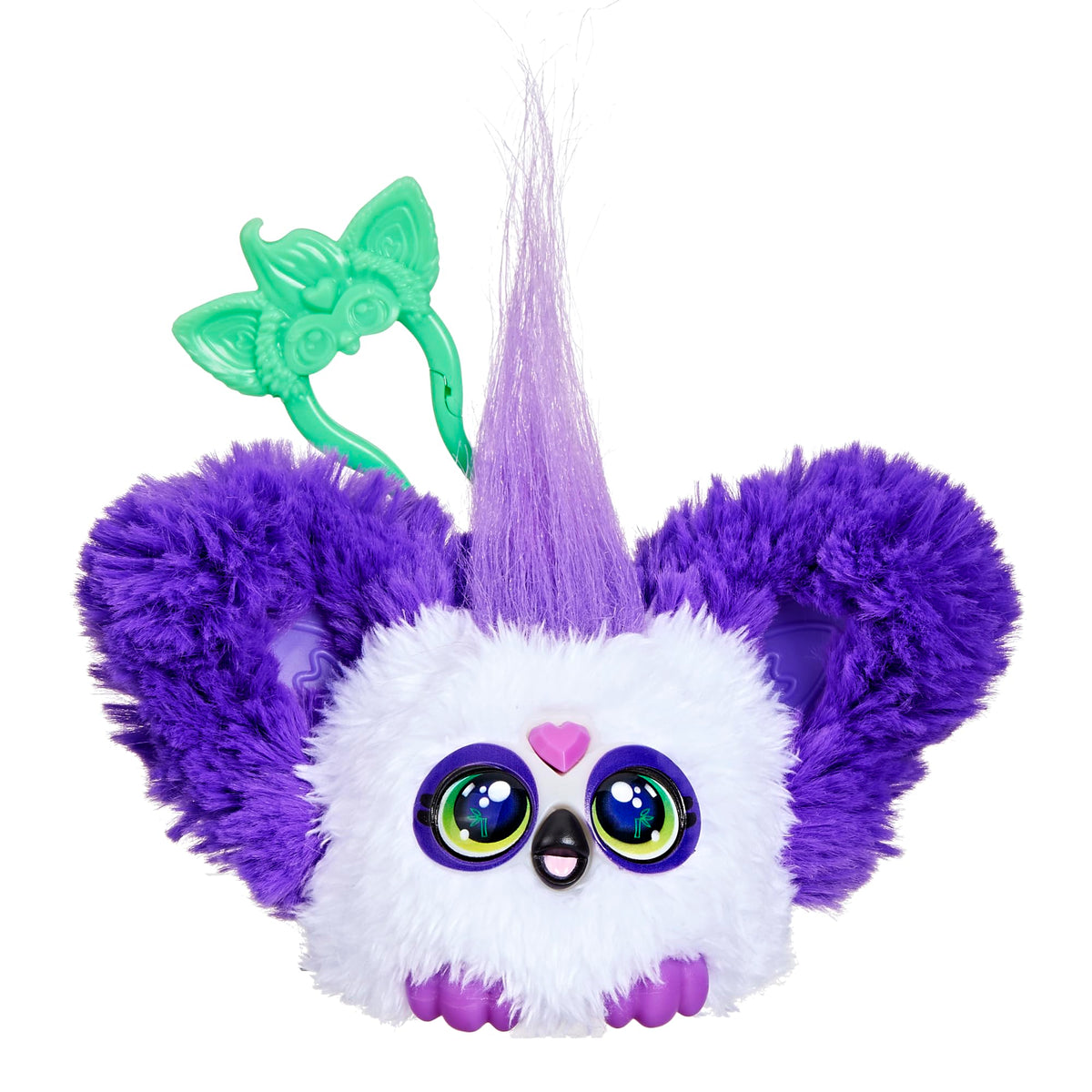Furby Furblets Bam-Boo Panda Mini Plush — 45+ Sounds, Furbish, Keychain Clip | Ages 6+