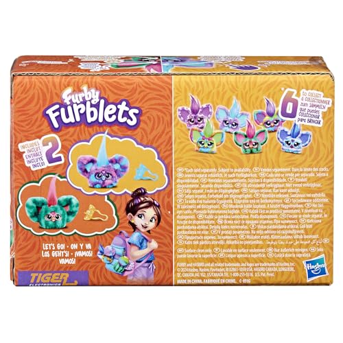Furby Furblets 2-Pack: Luv-Lee & Mello-Nee Mini Plush with 45+ Sounds