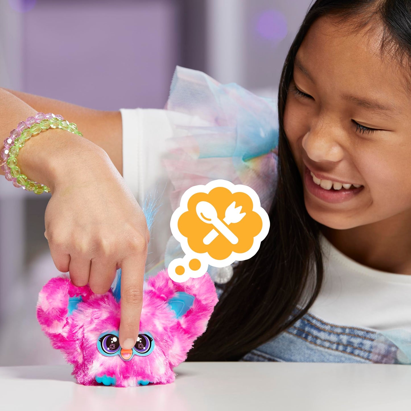 Furby Furblets Dah-Tee Mini Friend: 45+ Country Tunes in Furbish, Pink Polka Dot