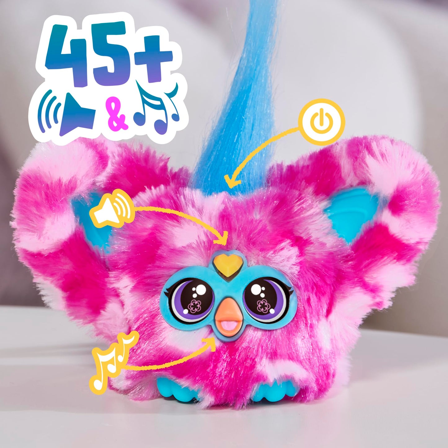 Furby Furblets Dah-Tee Mini Friend: 45+ Country Tunes in Furbish, Pink Polka Dot