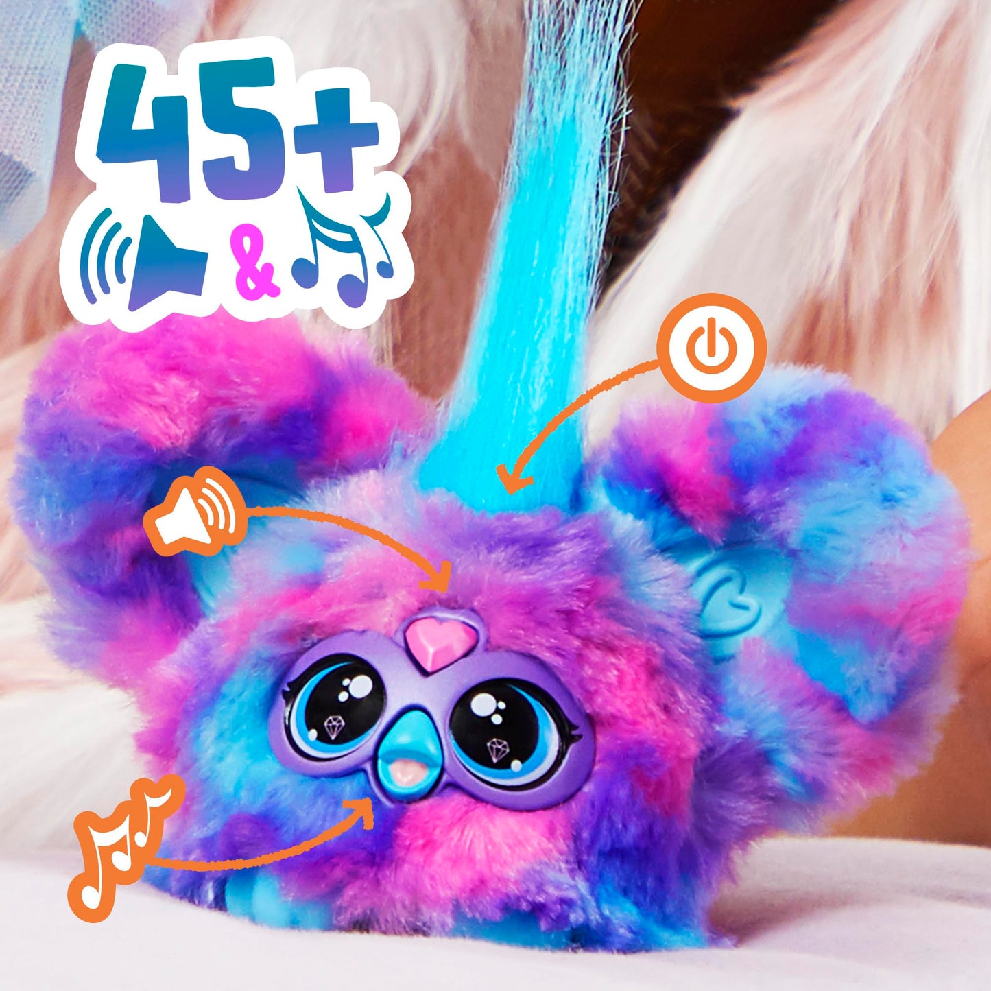 Furby Furblets 2-Pack: Luv-Lee & Mello-Nee Mini Plush with 45+ Sounds