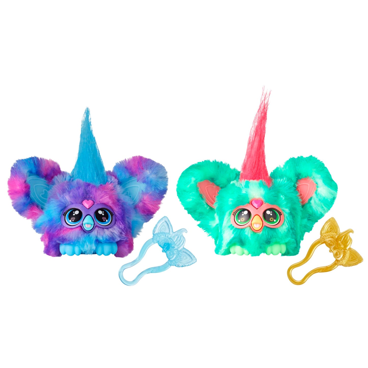 Furby Furblets 2-Pack: Luv-Lee & Mello-Nee Mini Plush with 45+ Sounds
