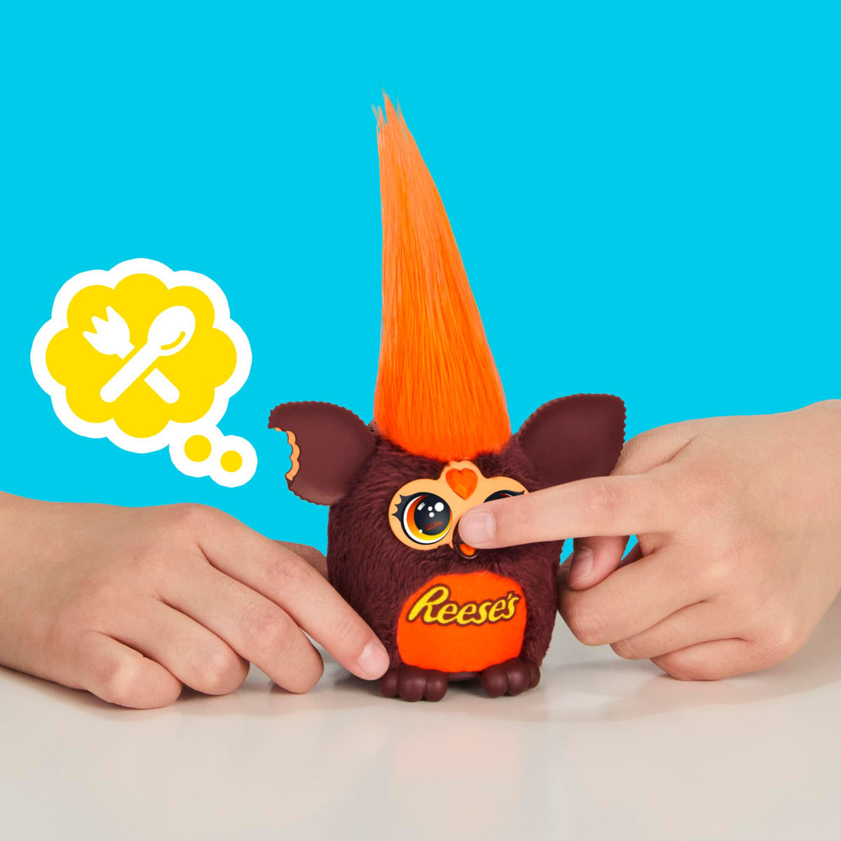 Furby Furblets REESE'S Cup Mini 3-Inch Electronic Plush | Candy Toy for Kids 6+