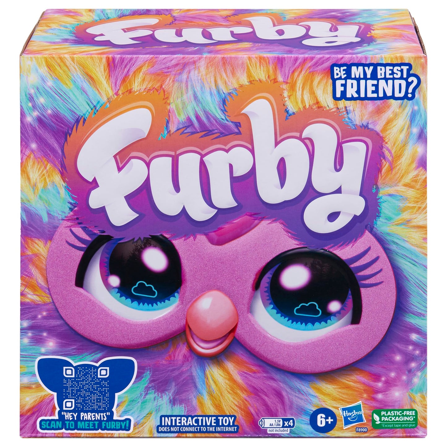 Furby Tie Dye: 15 Fashion Accessories — Interactive Plush with Voice Activated Modes
