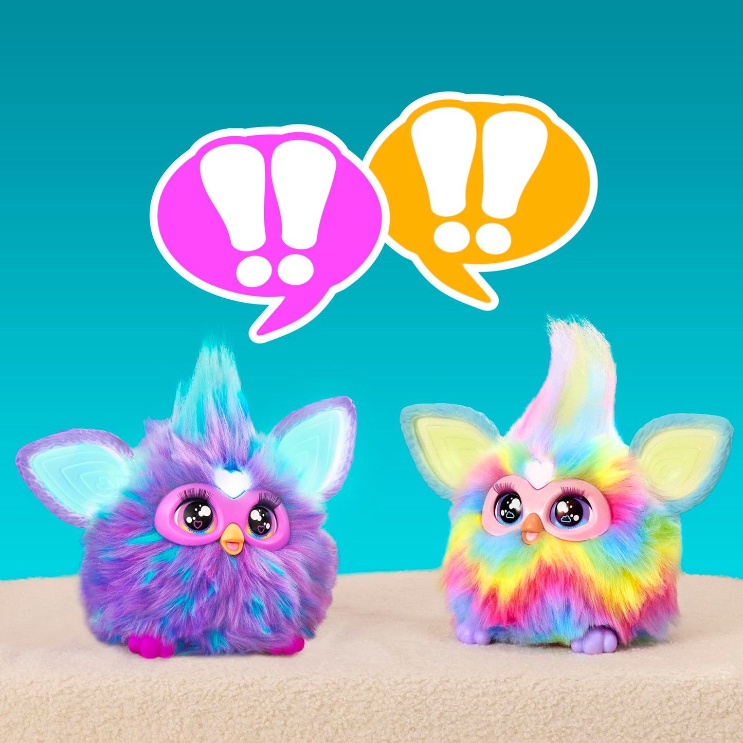 Furby Tie Dye: 15 Fashion Accessories — Interactive Plush with Voice Activated Modes
