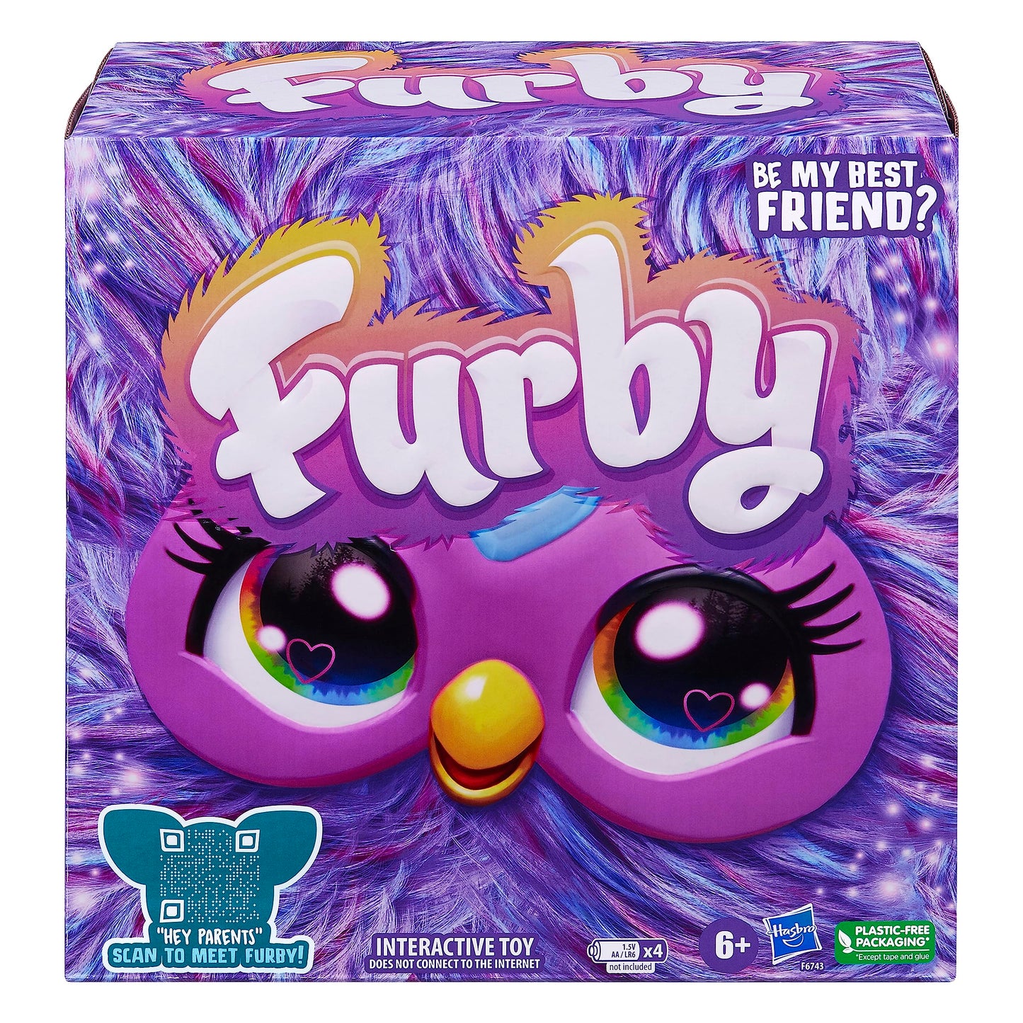 Furby Purple: Interactive Voice-Activated Plush for Kids 6+