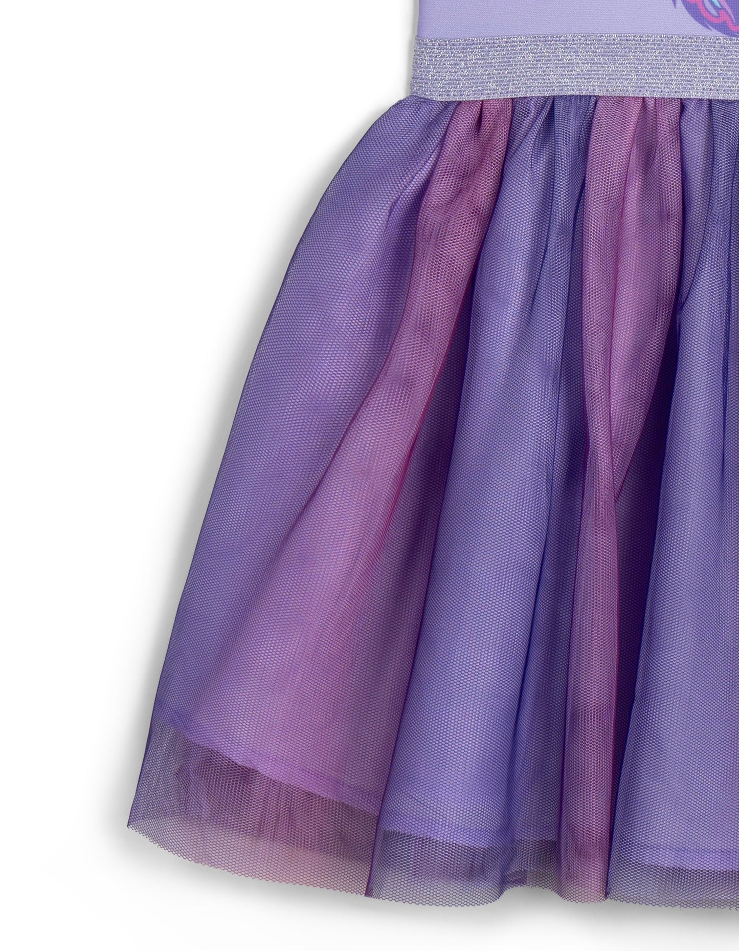 Furby Little Girls Scuba Cosplay Hooded Tulle Tutu Dress – Purple