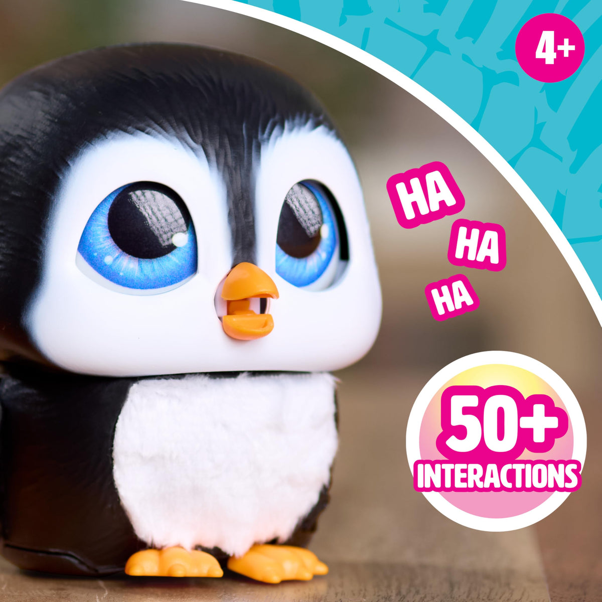 furReal Handfuls Shivers the Penguin — 3.5-Inch Interactive Palm-Pet Toy