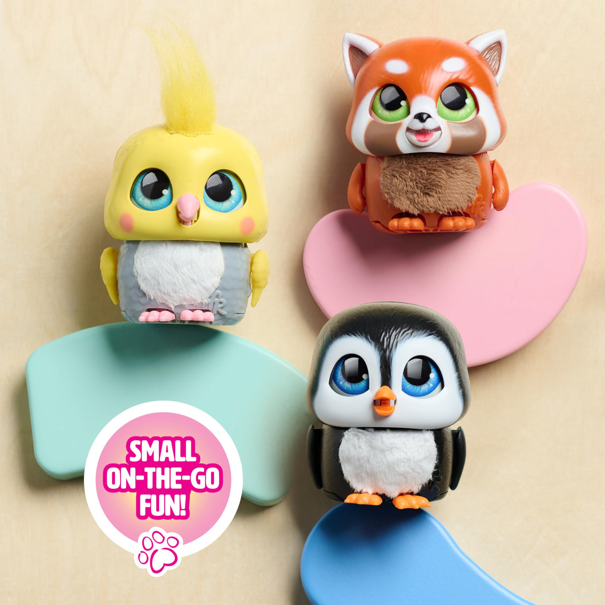 furReal Handfuls Shivers the Penguin — 3.5-Inch Interactive Palm-Pet Toy