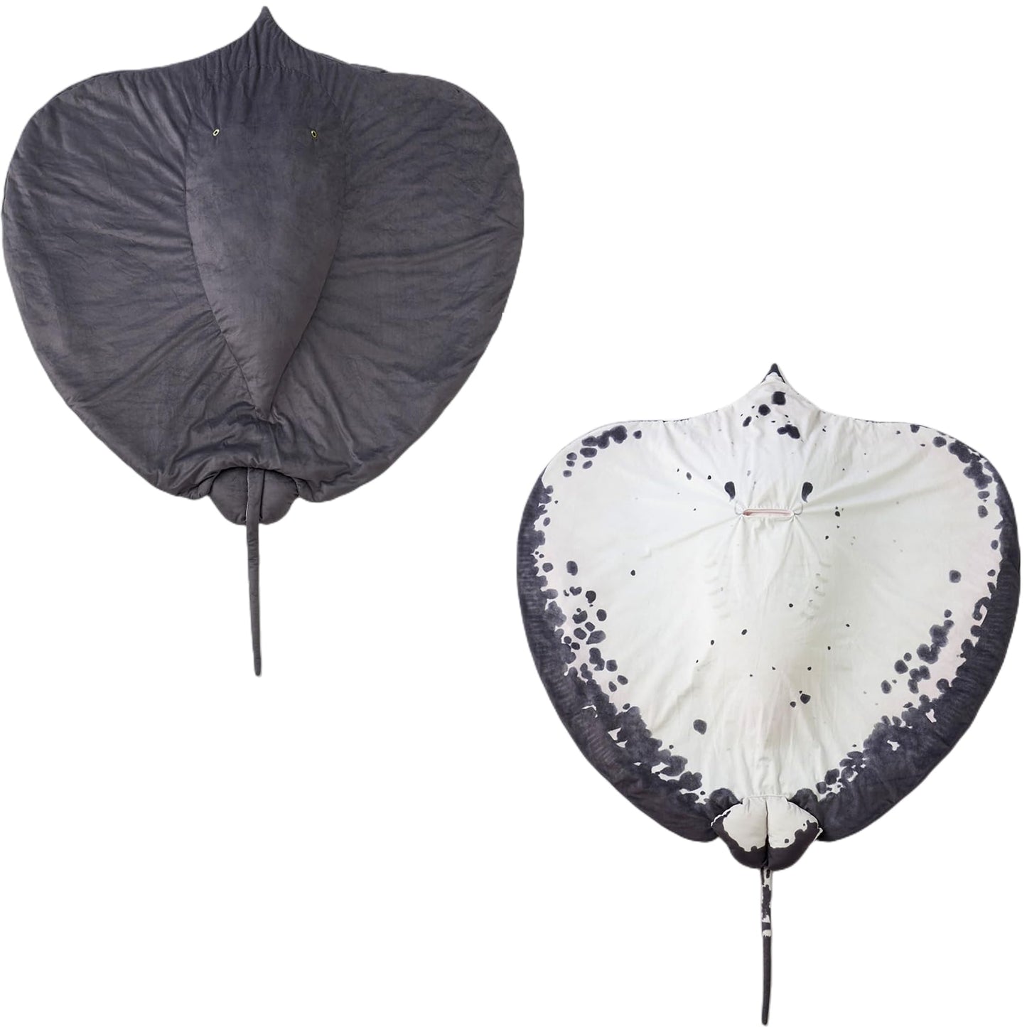 Furvana Manta Ray Wearable Blanket — Plush Stingray Throw for All Ages