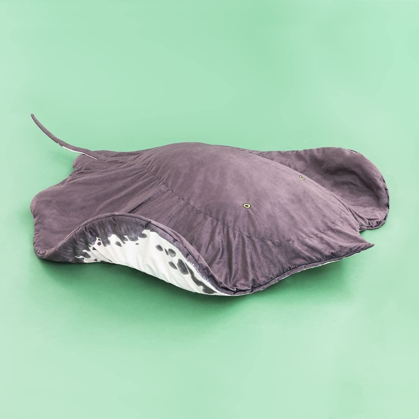 Furvana Manta Ray Wearable Blanket — Plush Stingray Throw for All Ages
