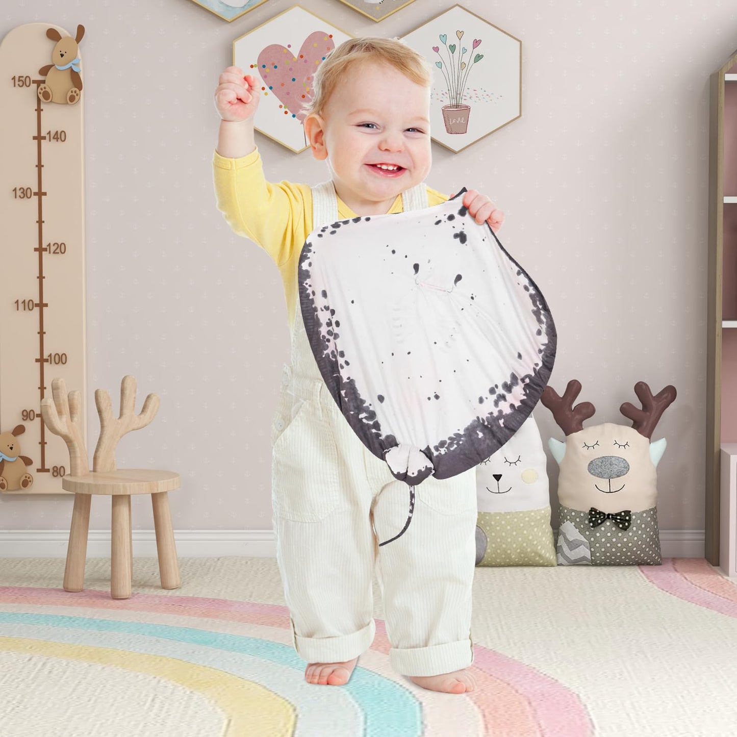 Furvana Manta Ray Wearable Blanket – Plush Stingray Throw Cloak for Women, Adults & Kids