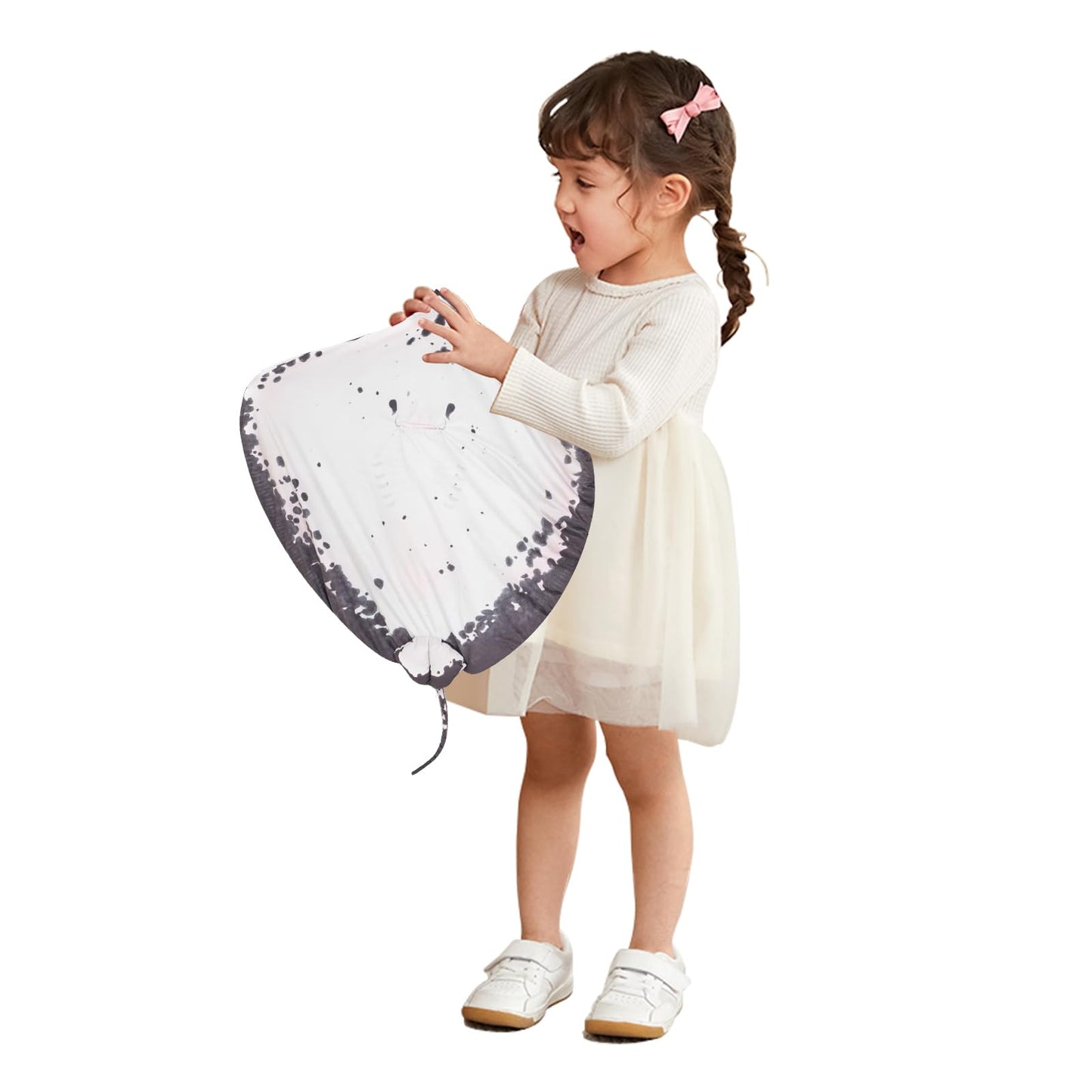 Furvana Manta Ray Wearable Blanket – Plush Stingray Throw Cloak for Women, Adults & Kids
