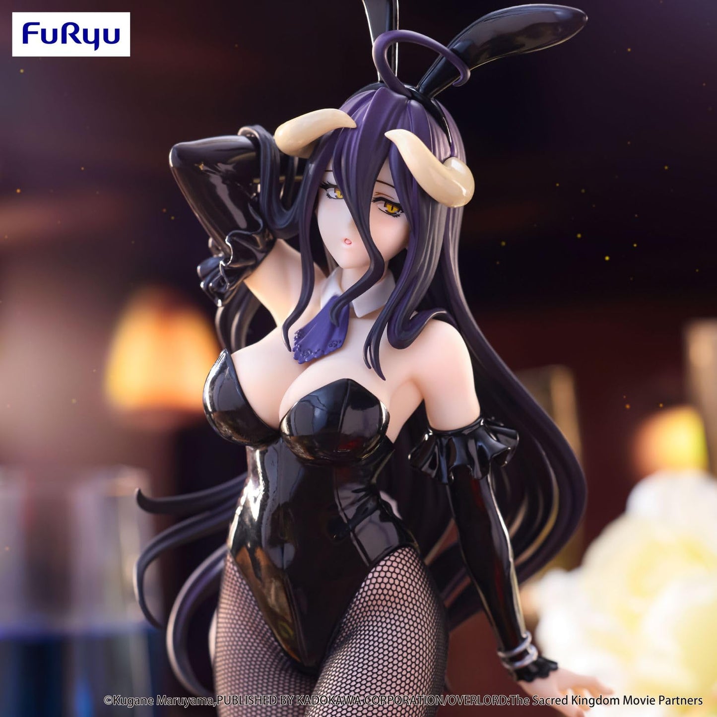 Furyu Albedo Black Color Version Bicute Bunnies Figure 30cm – Overlord