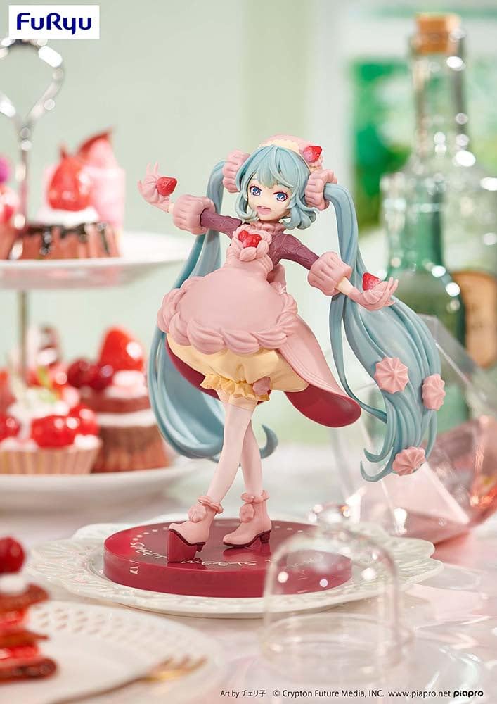 Furyu AMU-SHP0553 Hatsune Miku SweetSweets Strawberry Chocolate Figure