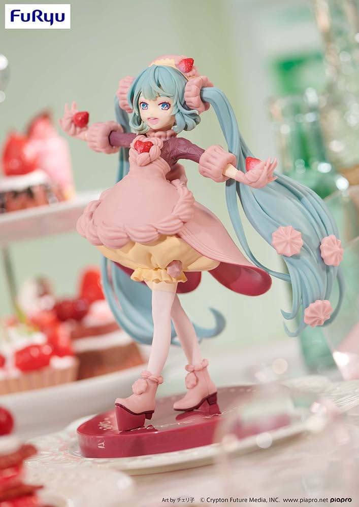 Furyu AMU-SHP0553 Hatsune Miku SweetSweets Strawberry Chocolate Figure