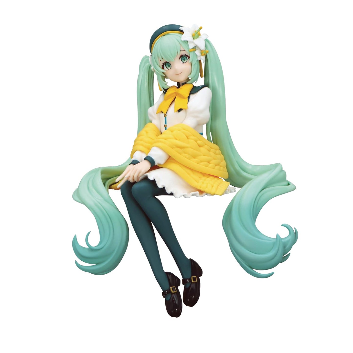 FuRyu Hatsune Miku Flower Fairy Lily White Noodle Stopper Figure – 5in