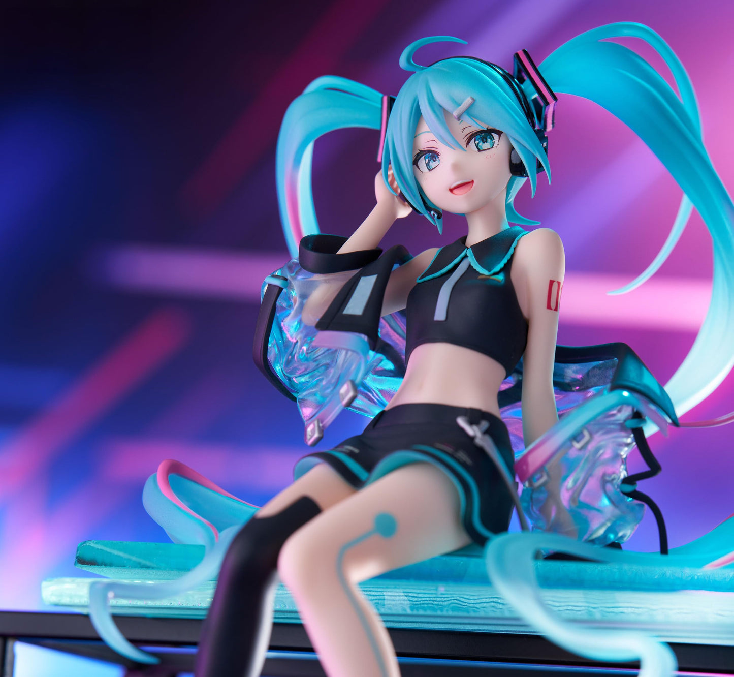FURYU Hatsune Miku Neon Cyber Noodle Stopper Figure – Official Licensed Collectible