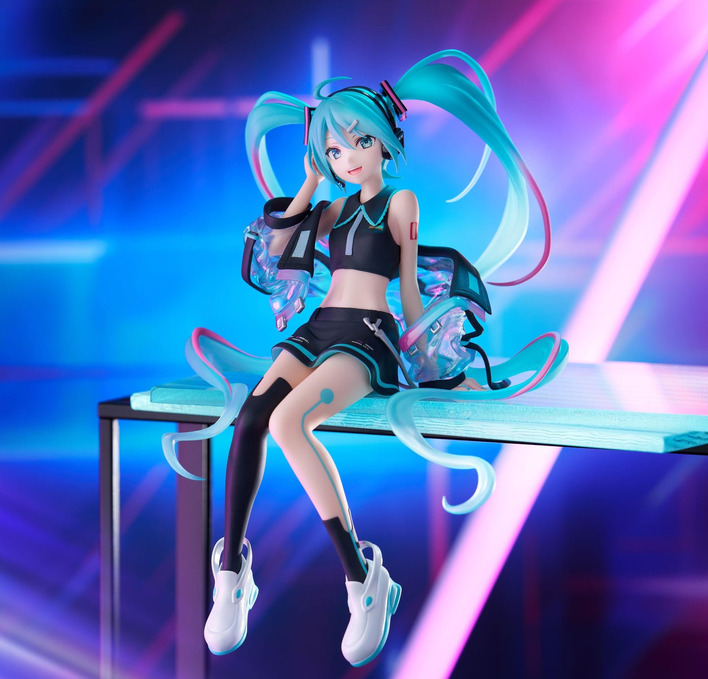 FURYU Hatsune Miku Neon Cyber Noodle Stopper Figure – Official Licensed Collectible