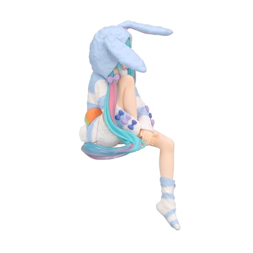 FuRyu Hatsune Miku Noodle Stopper Figure - Rabbit Ear Hood Pajama (Blue Color ver.)