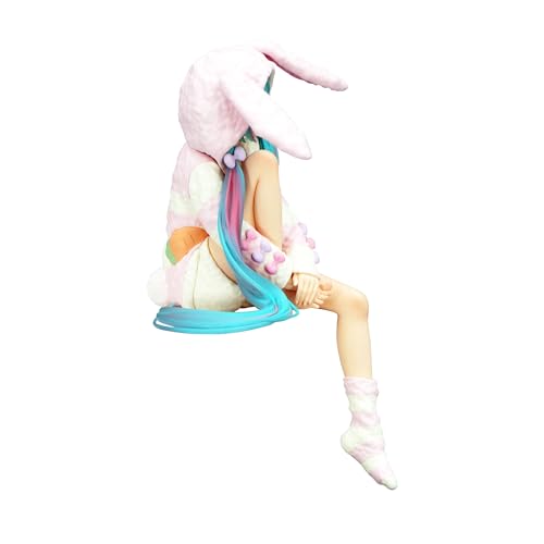 FURYU Hatsune Miku Noodle Stopper Figure - Rabbit Ear Hood Pajama - Official Licensed Collectible