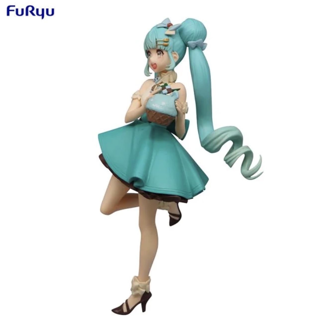 Furyu Hatsune Miku: Chocolate Mint Sweet Sweets Figure – Multicolor