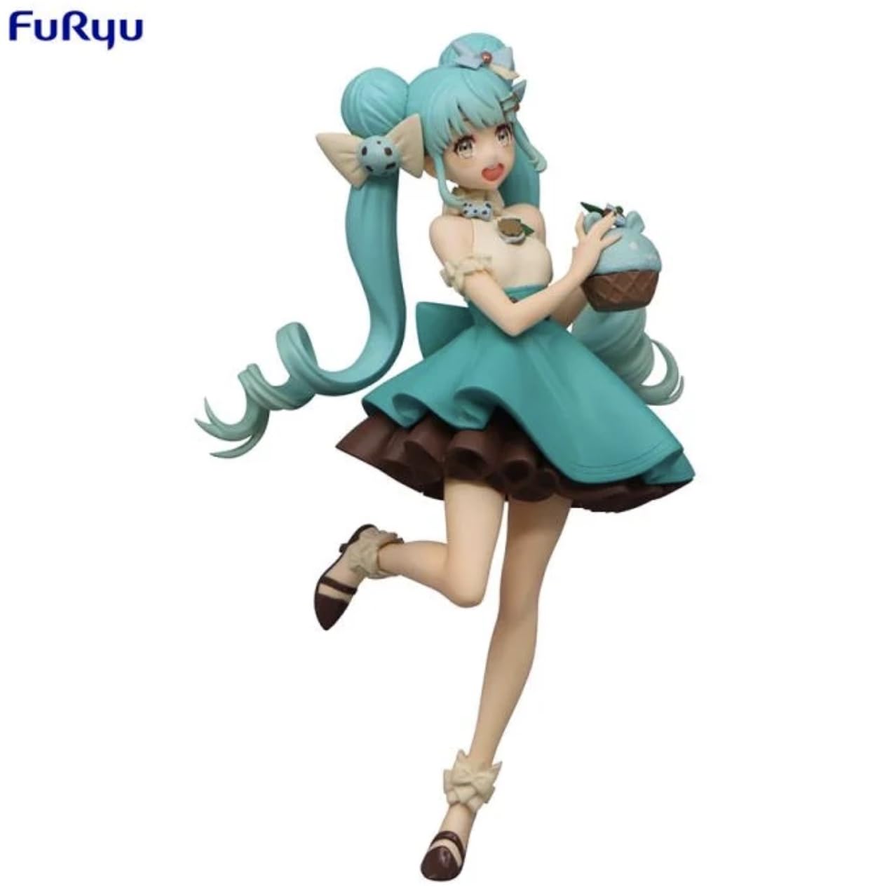 Furyu Hatsune Miku: Chocolate Mint Sweet Sweets Figure – Multicolor