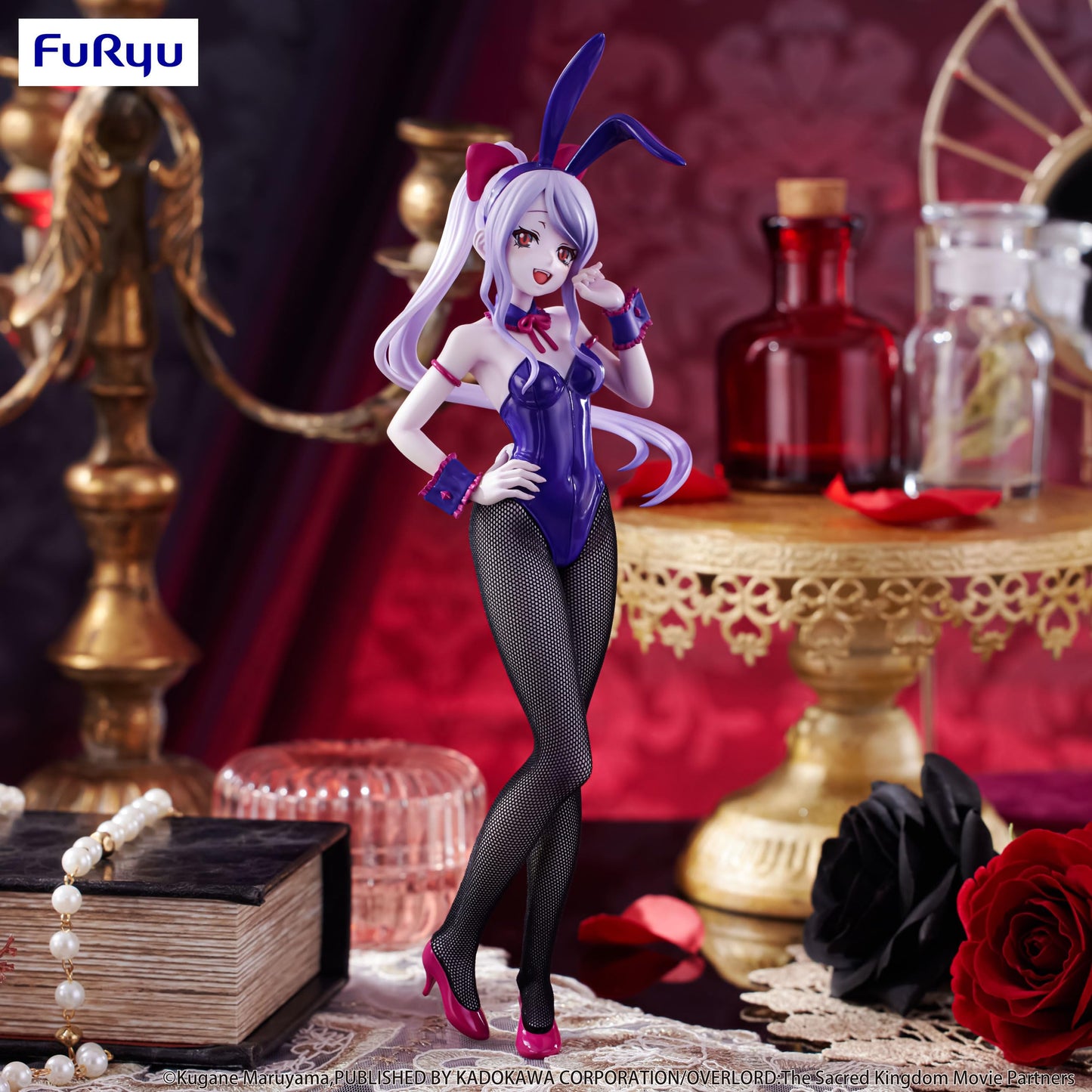 FuRyu Overlord Shalltear Bloodfallen BiCute Bunnies PVC Figure – 10 Inch Tall, Non-Scale