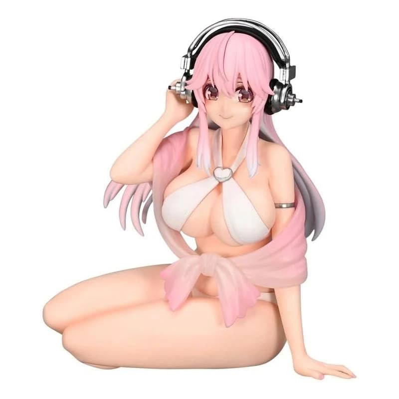 Furyu Super Sonico Noodle Stopper Figure (White Bikini) – Cup Noodle Holder & Collectible