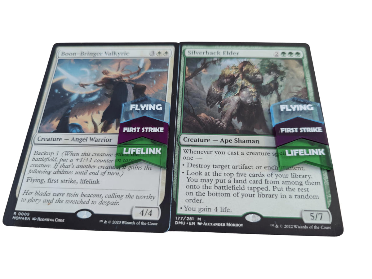 Futhark 72 Color-Coded MTG Keyword Counters – Extended Edition with Organizer Case