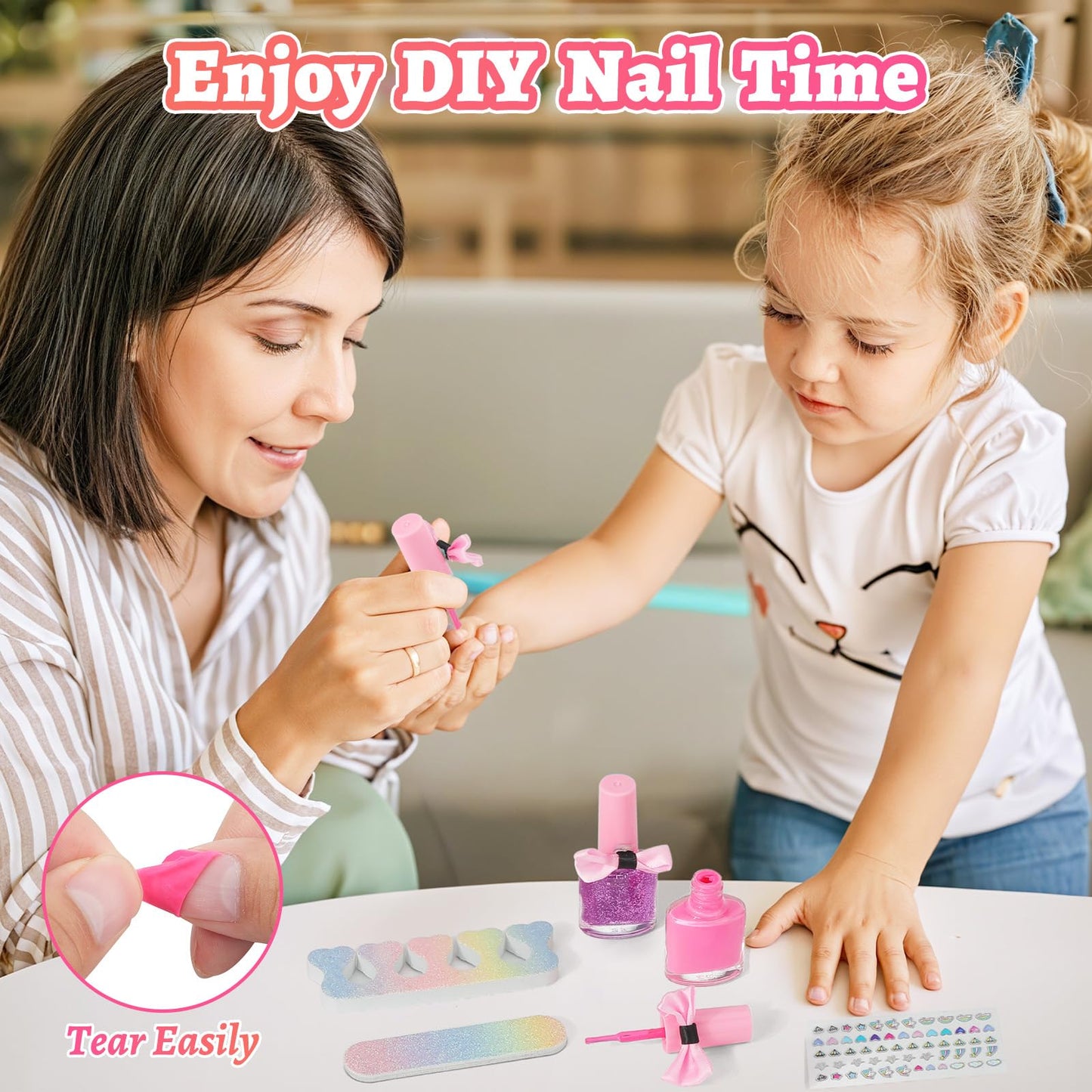 Fuzmo Kids Makeup Kit for Girls 3-6 | Non-Toxic Dress-Up & Princess Set