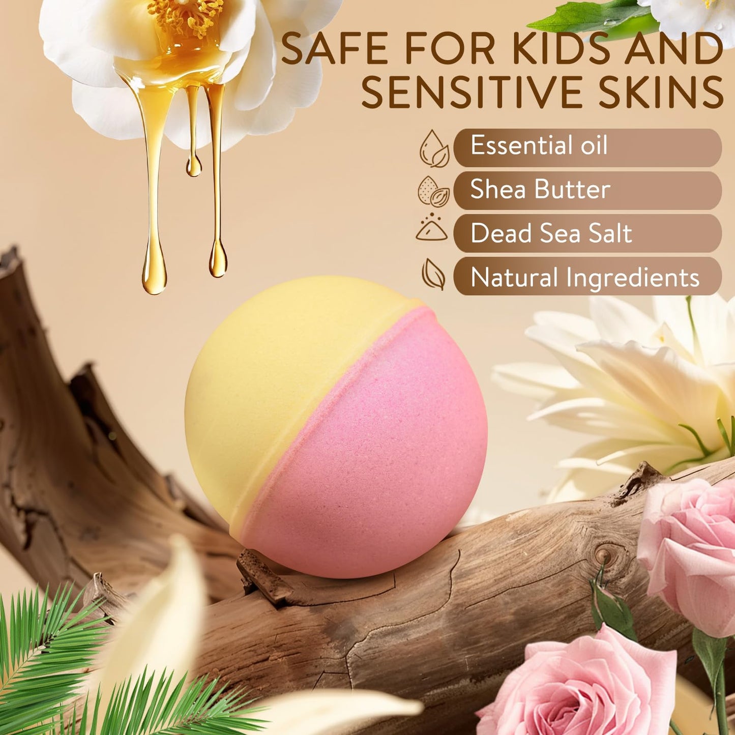 Fyo Tizmo Bath Bombs Gift Set – 20 Pcs, 10 Scents, Shea Butter