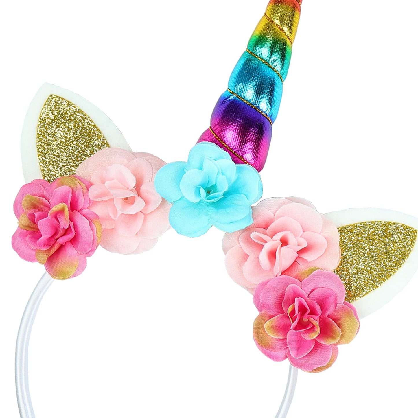 FYUVYRN Unicorn Headband – Glitter Horn Crown for Parties, Halloween & Cosplay