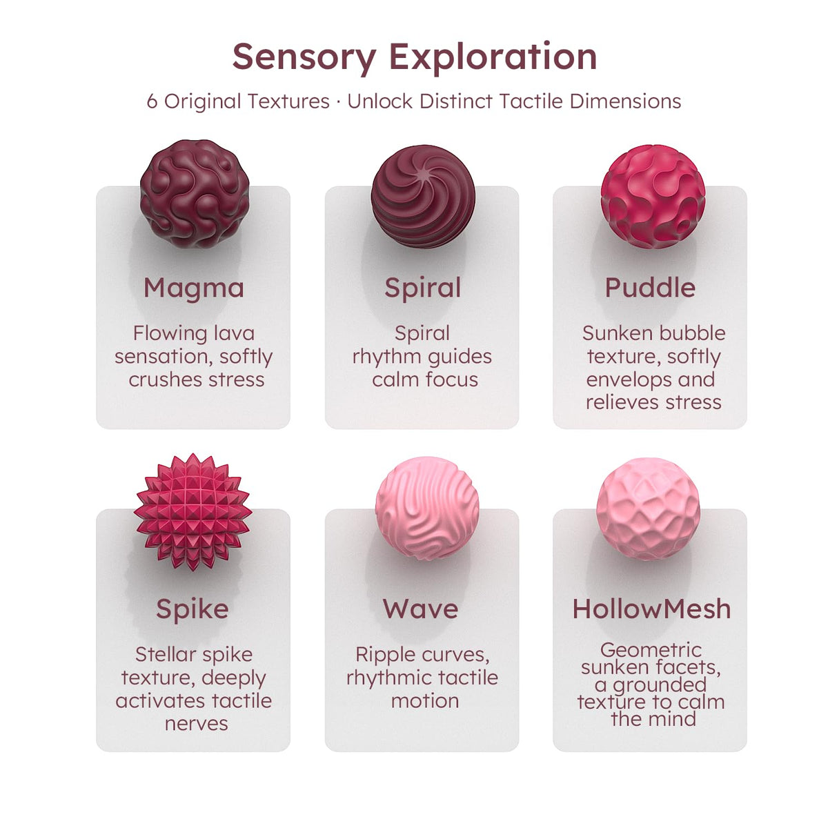 FZChenrry Magnetic Fidget Balls – Silicone Sensory Stress Relief Toy for Adults & Teens