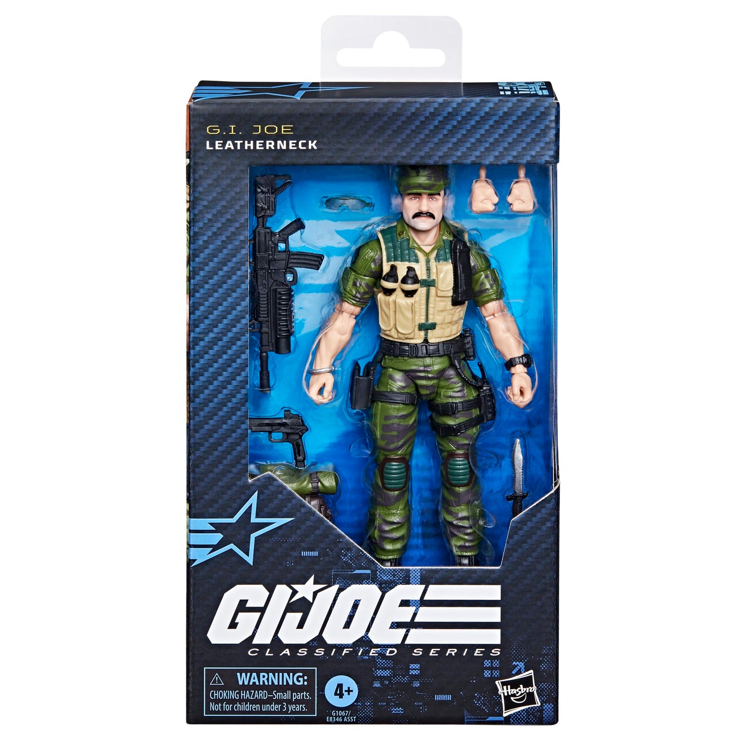 G.I. Joe Classified Series Leatherneck – 6-Inch Collectible Figure with 8 Accessories
